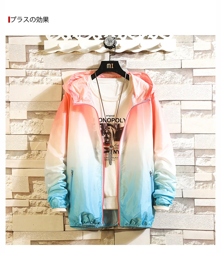 

Быстросохнущее мужское и женское кожаное пальто, Солнцезащитная Водонепроницаемая модная верхняя одежда, Ультралегкая ветровка, куртка-бо...