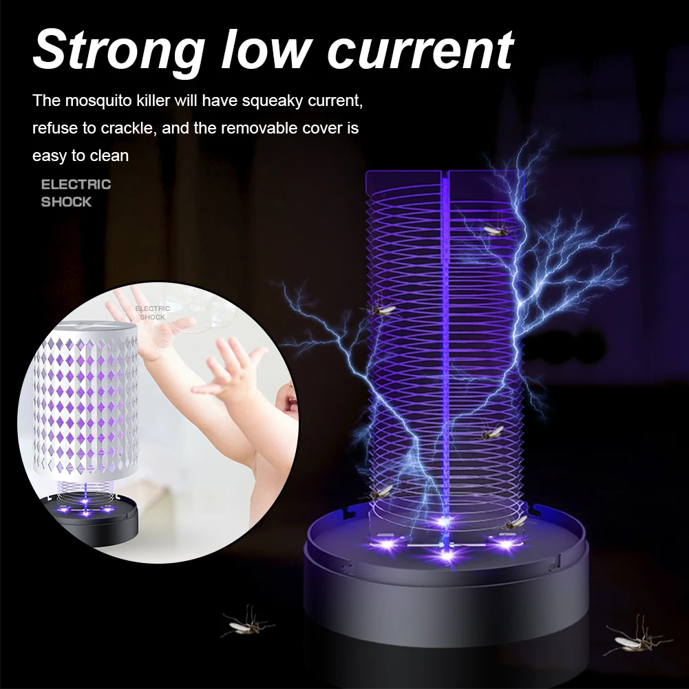 

Mosquito Killer Lamp Bug Zapper Muggen Electric USB Insect Killer Anti Mosquito Trap Fly UV Repellent Lamp Outdoor Dropshipping