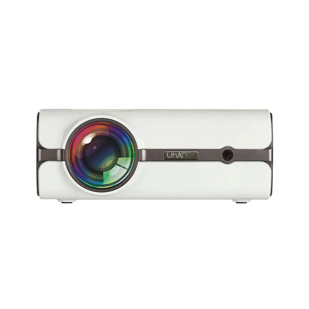 Портативный проектор Uhappy U45 Pro Led 1080P мини-проектор домашний кинотеатр(Поддержка HDMI, USB, VGA, AV, tv) 18000K цвет с HDMI кабелем