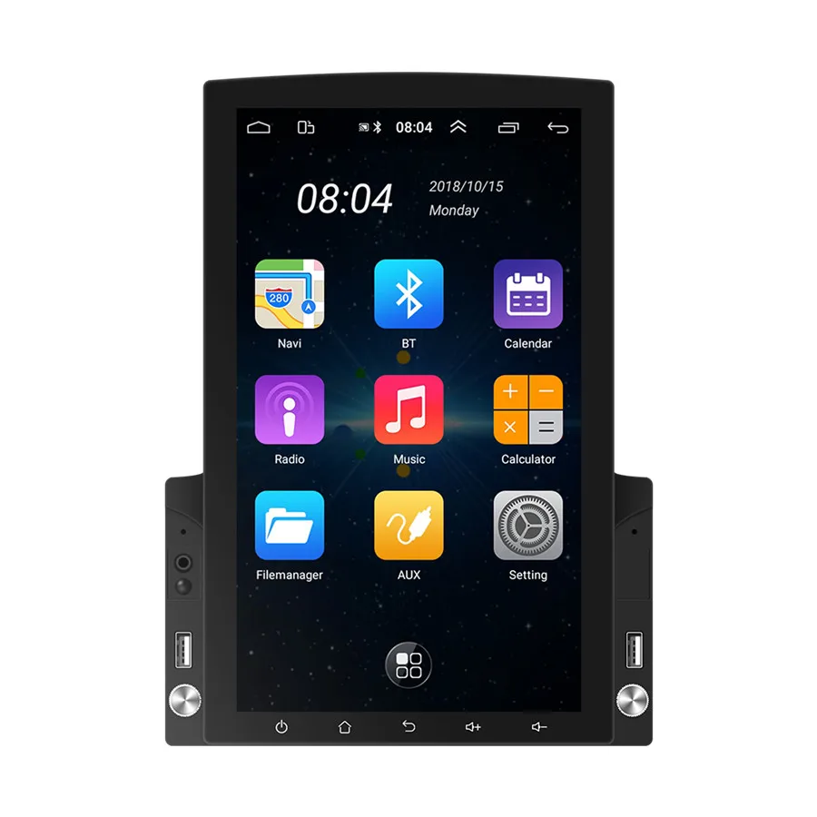 Автомагнитола 2 DIN HD 9 7 дюйма Android 10 0 вертикальный экран 1 Гб + 16 ГБ GPS Wi-Fi