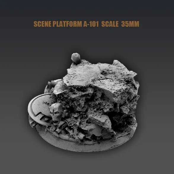 1/35 Смола Наборы солдат аксессуары платформы 2 3 см из A 101|Наборы для сборки