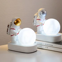 nordic modern led astronaut table lamp night lamp for the bedroom living room study table gaming room desk accessories lamp