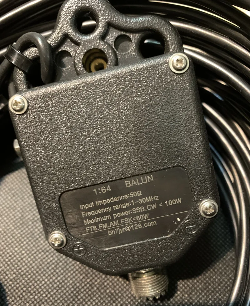 Концевая Коротковолновая антенна Balun 4-полосная естественный резонанс 7 14 21 28 МГц