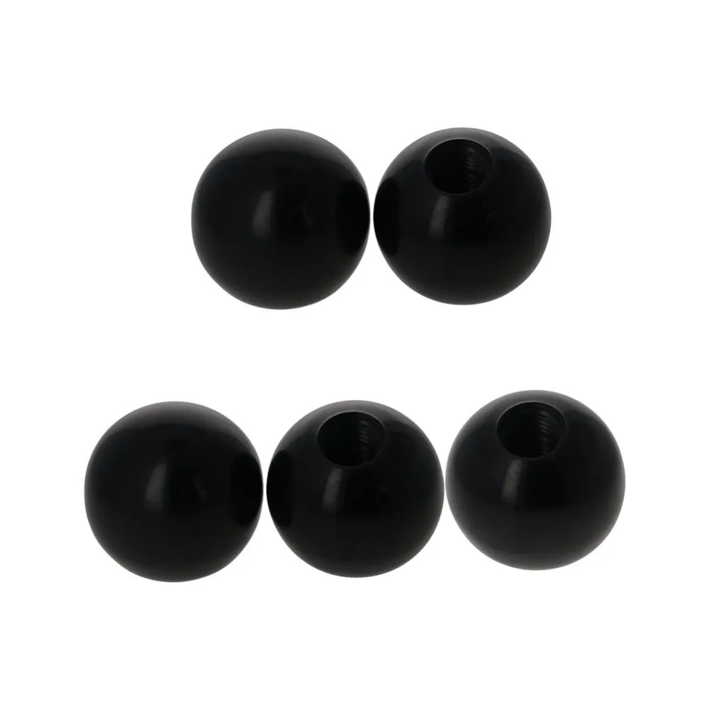 2/5 шт. сферическая ручка 50 мм Рычажная ручка черный винт диаметр 16 мм станок Сменные сферические ручки из бакелитового материала