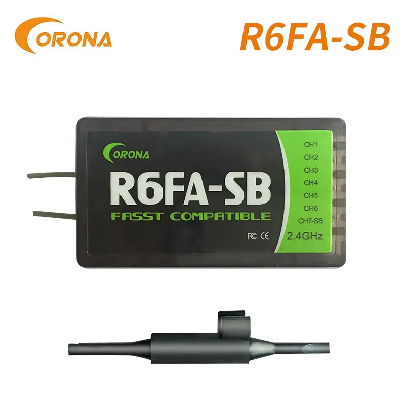 Corona R6FA-SB 2 4 Ghz FASST совместимый с S.BUS приемник для радиоуправляемого самолета |