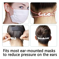 100pcs adjustable anti slip silicone mask ear grips salvaorejas mascarillas extension hook masks face mask buckle holder