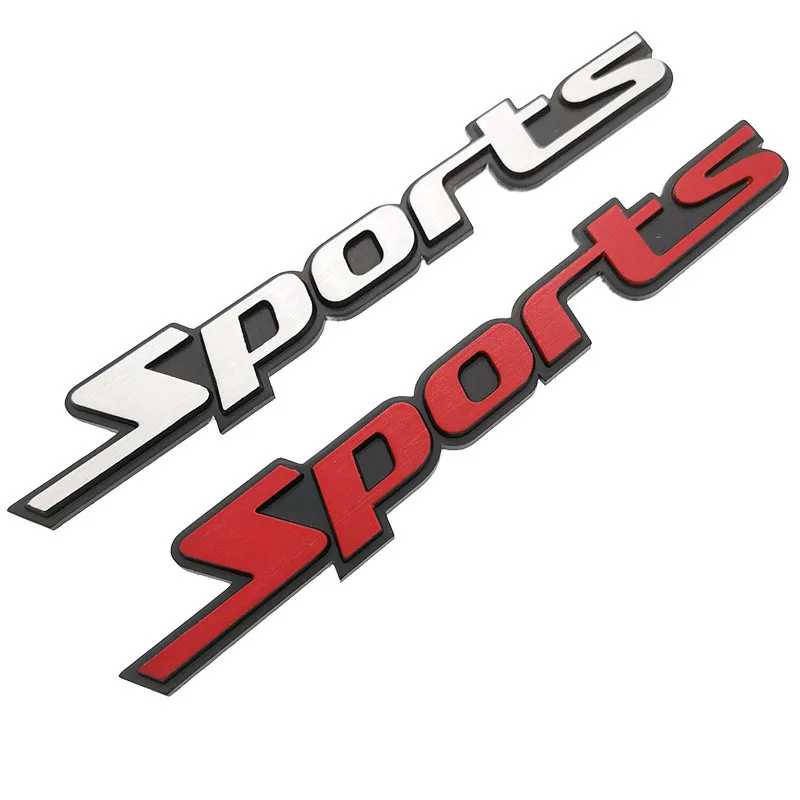 

Серебряный Красный спортивный логотип, квадратная штанга, цинковый сплав, автомобильный Стайлинг, эмблема, бейдж, Автонастройка, 3D наклейка...