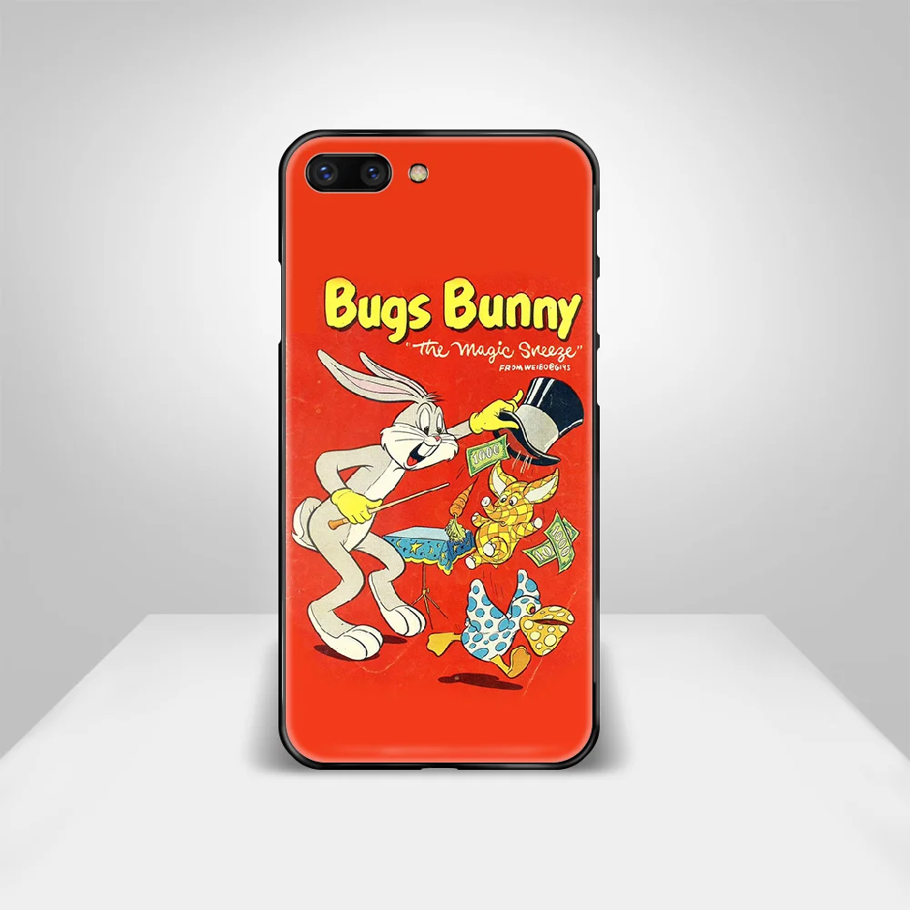 

cartoon bugs bunny Phone Case Cover Hull For iphone 5 5s se 2 6 6s 7 8 plus X XS XR 11 PRO MAX black Etui fashion cover pretty