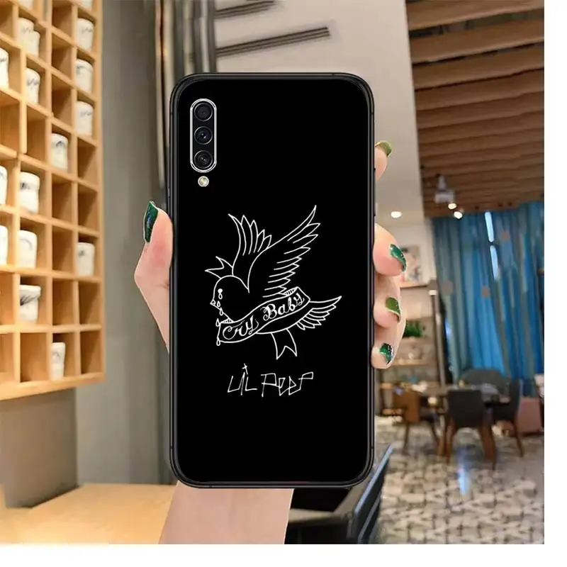 

Lil Peep Rapper Tattoo boy high quality Phone Case For Samsung A20 A30 30s A40 A7 2018 J2 J7 prime J4 Plus S5 Note 9 10 Plus