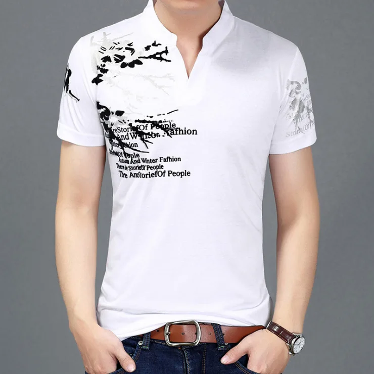 

Мужская футболка с коротким рукавом, лето 2021, Мужская футболка с коротким рукавом, Мужская футболка большого размера, Базовая рубашка в Коре...