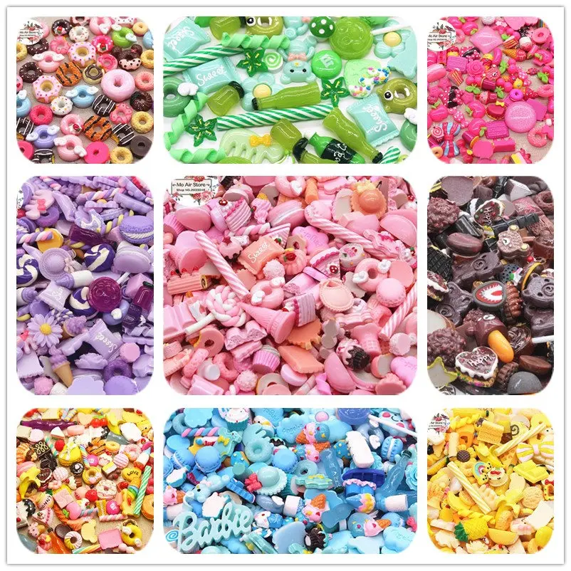 20 шт. разноцветные десерты|craft design|craft charmscraft supplies |