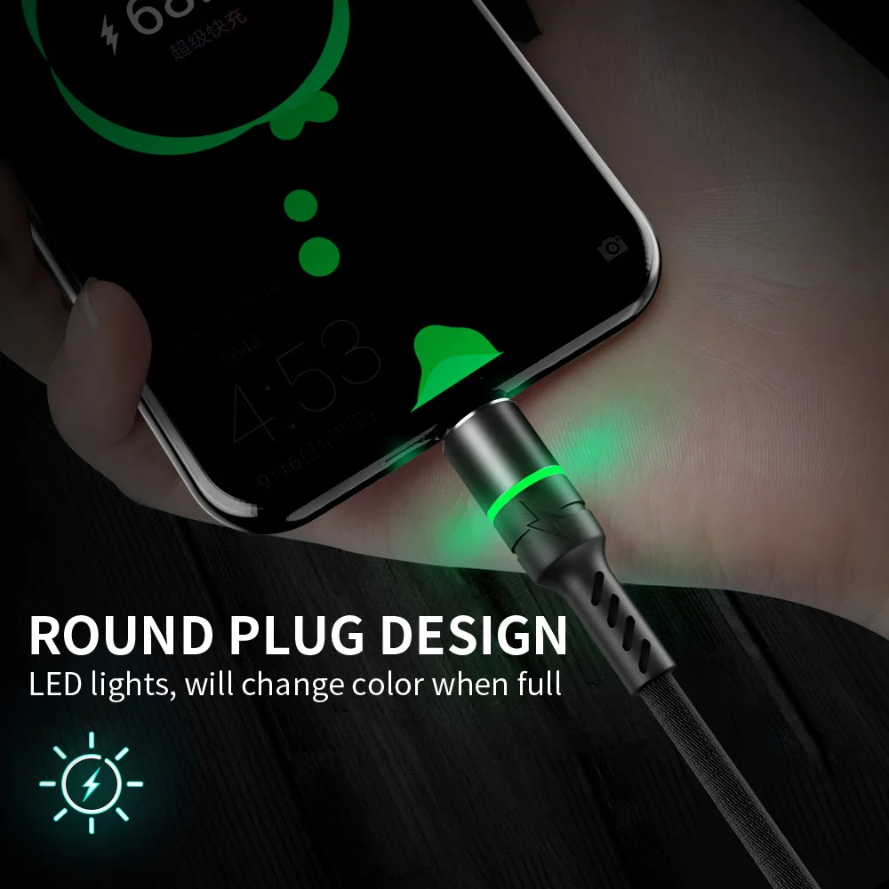 Кабель Micro USB Type C 3A ANMONE кабель для быстрой зарядки и передачи данных со
