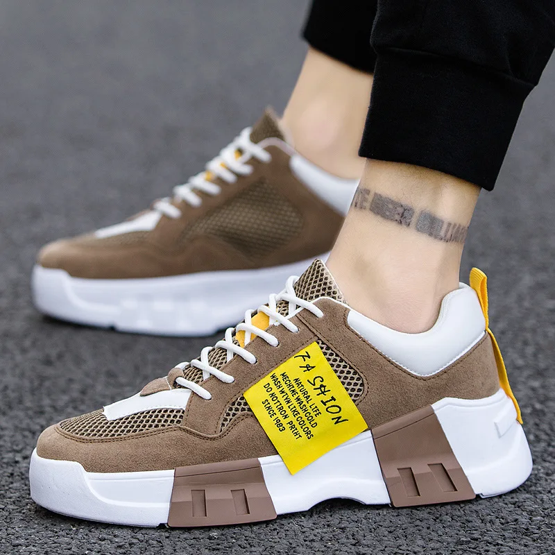 

Spring Autumn Casual Men Shoes Student Air Buffer Damping Breathable Basketball Sneakers Tennis Running Jogging Footwear Travel