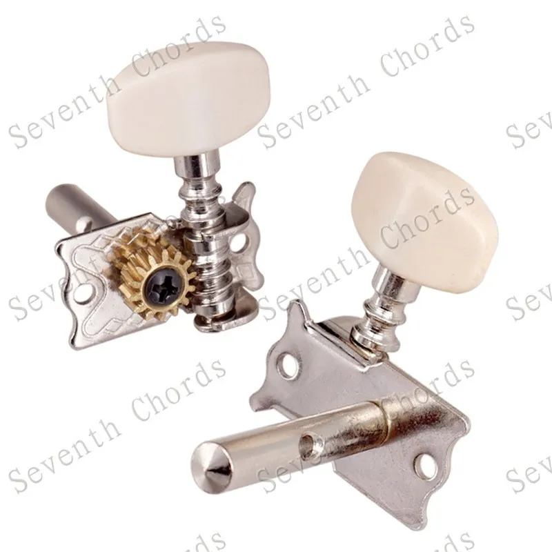 Набор из 3R3L серебристых колышек для струн гитары с открытым шестеренком машинные