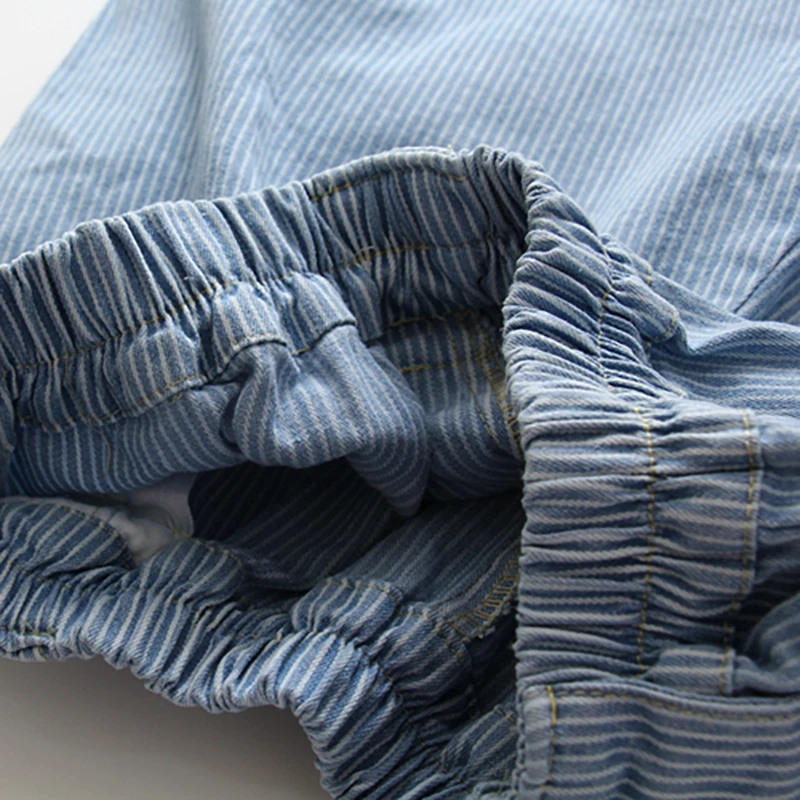 Осенние новые прямые брюки женские модные полосатые джинсы с вышивкой авокадо свободные брюки с эластичной талией женские