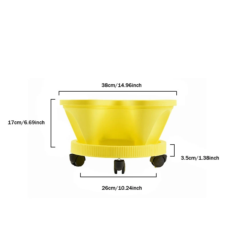 6 шт. многослойный сливной стерео цветочный горшок семейный балкон Овощной дыни