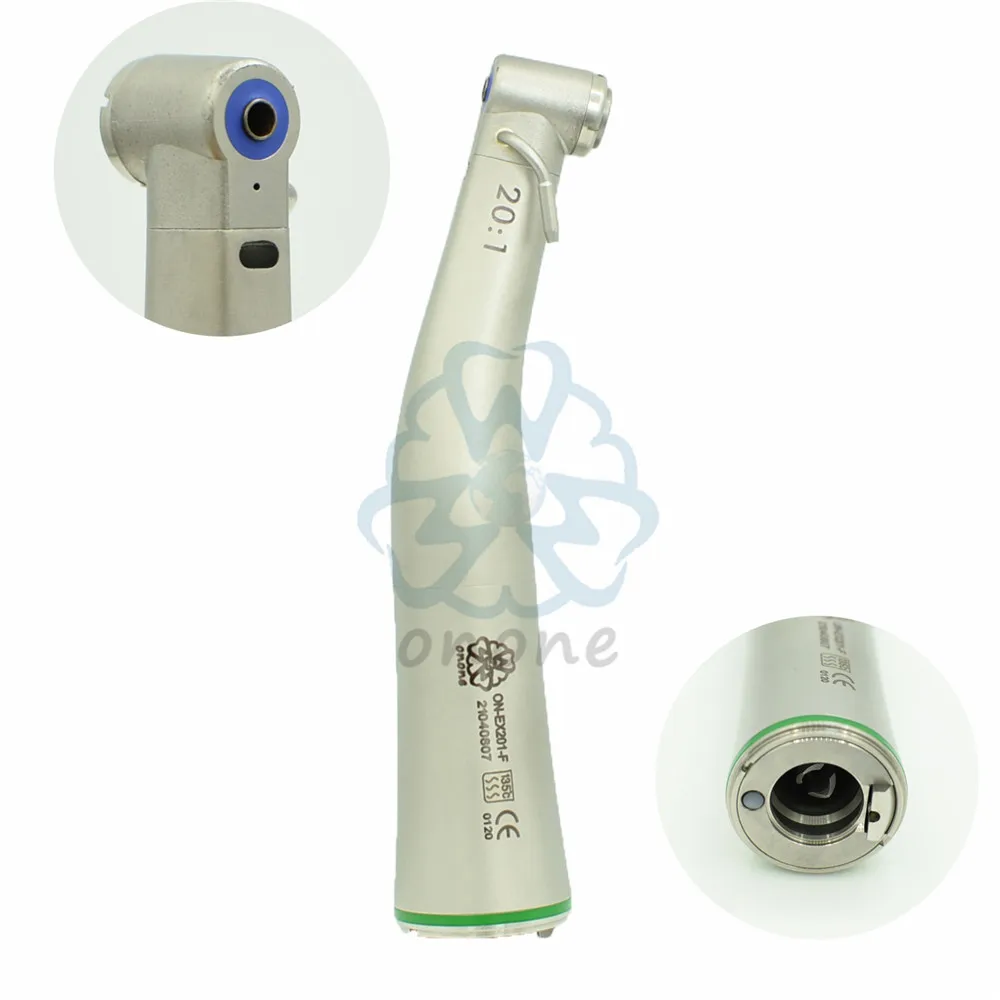

Dental 20:1 Reduction Low Speed Hand piece Contra Angle Handpiece X-SG20L With Led Fiber Optic For Dental Surgery Implant