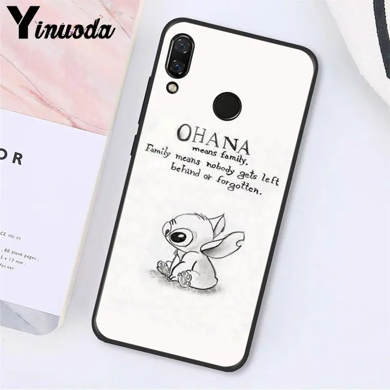 Yinuoda Сказочный чехол для телефона с пятнистым Лило для Xiaomi Redmi4X 6A S2 Go Redmi 5 5Plus Note4 Note5 7 Note6Pro