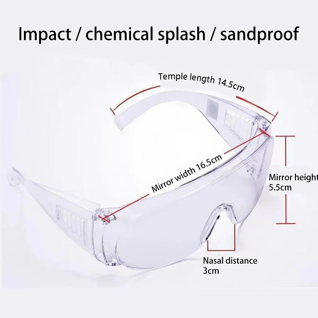 

New Glasses Men Women Proof Impact Dust Proof Wind Proof Glasses Sun Goggles Camping Hiking Sand Proof Splash Proof Impact