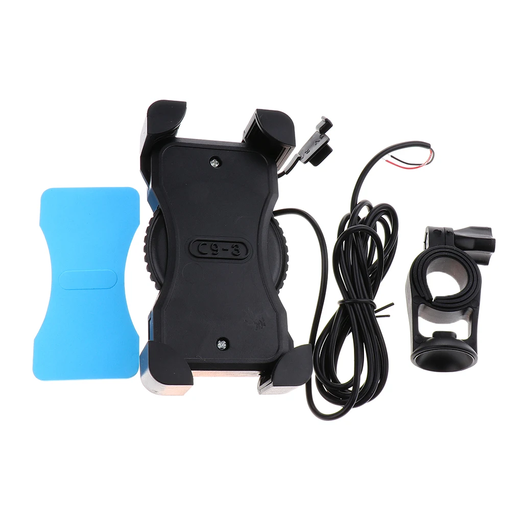 Bike Phone Holder - Bike & Motorcycle Cell Phone Mount Universal Bicycle Handlebar Mount Cellphone Holder