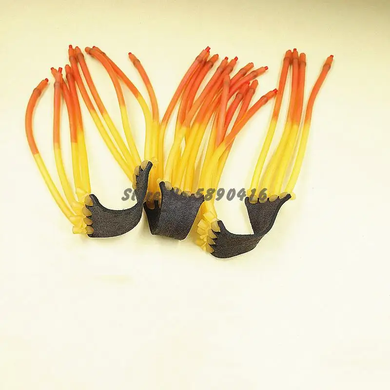 

10pcs/5pcs new eight-strand inner wear rubber band group field shooting round rubber band game entertainment tool