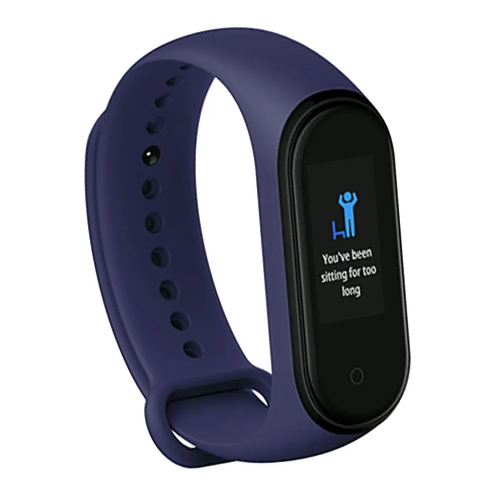 Blue Original Xiaomi Mi Band 4 Smart Miband 3 Color Screen Bracelet Heart Rate Fitness Tracker Bluetooth5.0 Waterproof Band4 drop shi - Цвет: Blue