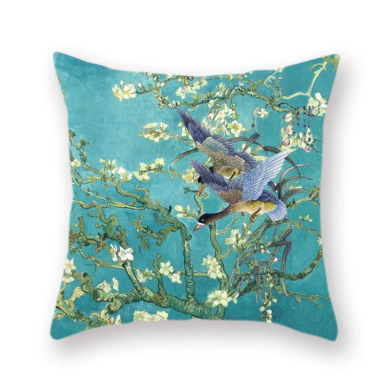 Картины маслом Ван Гога двухсторонняя наволочка из полиэстера украшения прут в