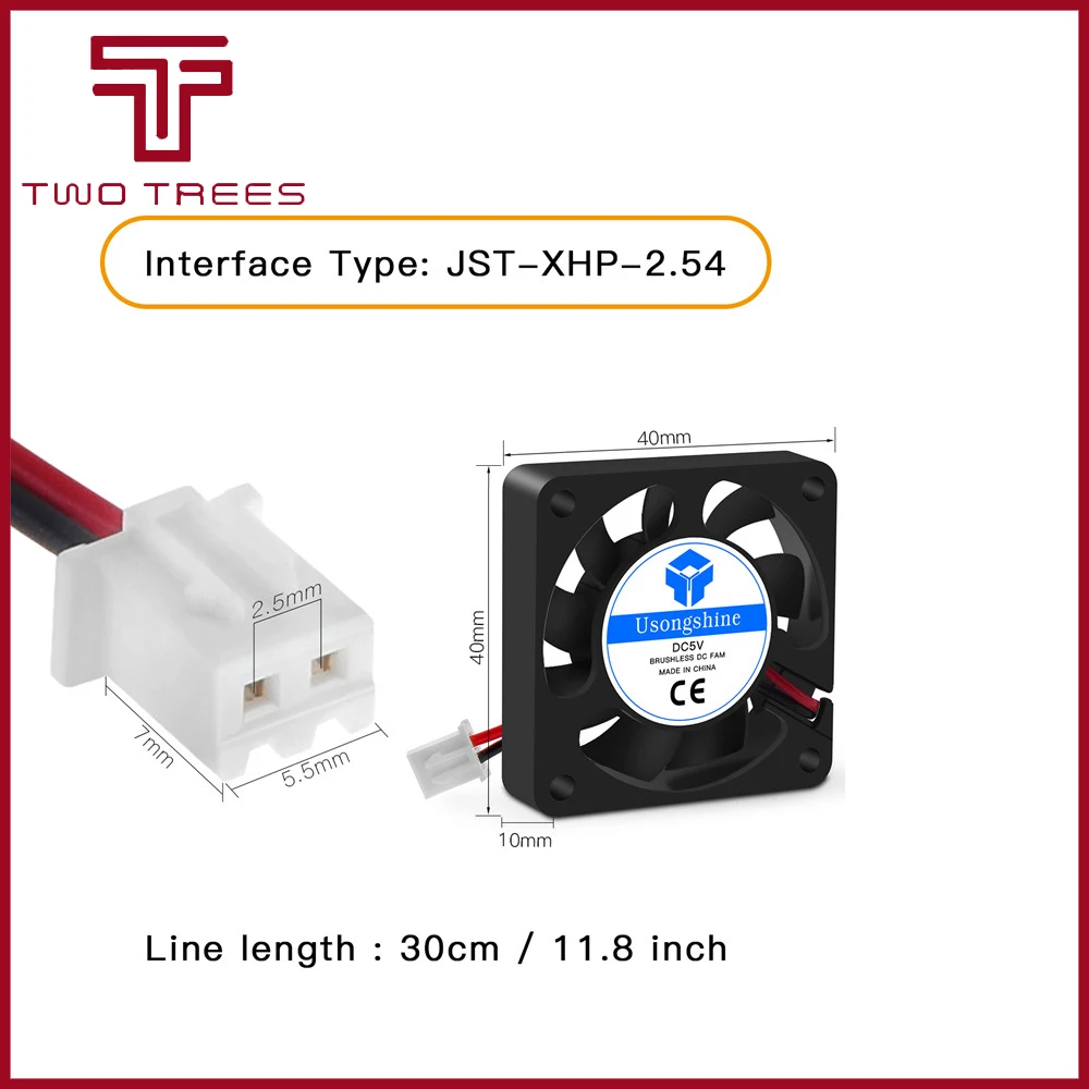 Кулер для процессора компьютера 5 В/12 В/24 В постоянного тока мини вентилятор