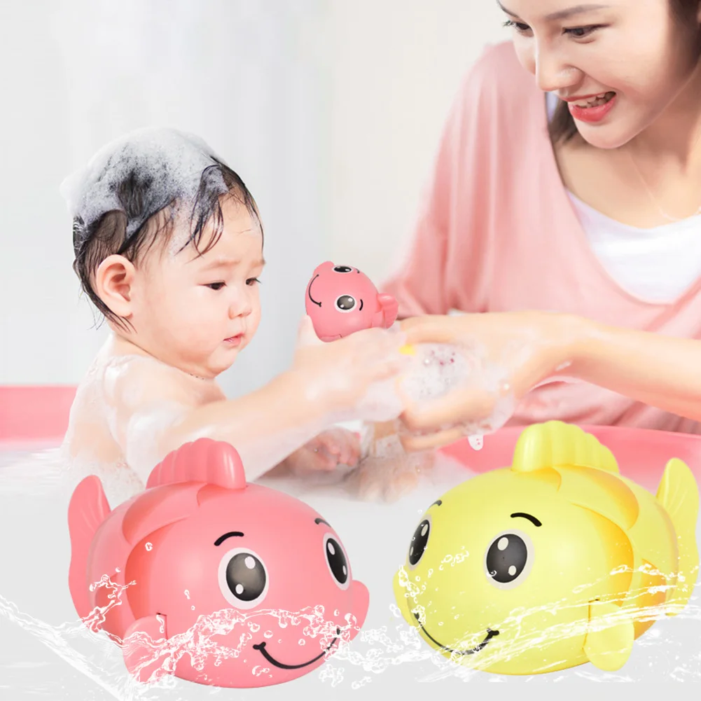 Детская игрушка для ванны милая мультяшная воды на карпа заводная летняя купания