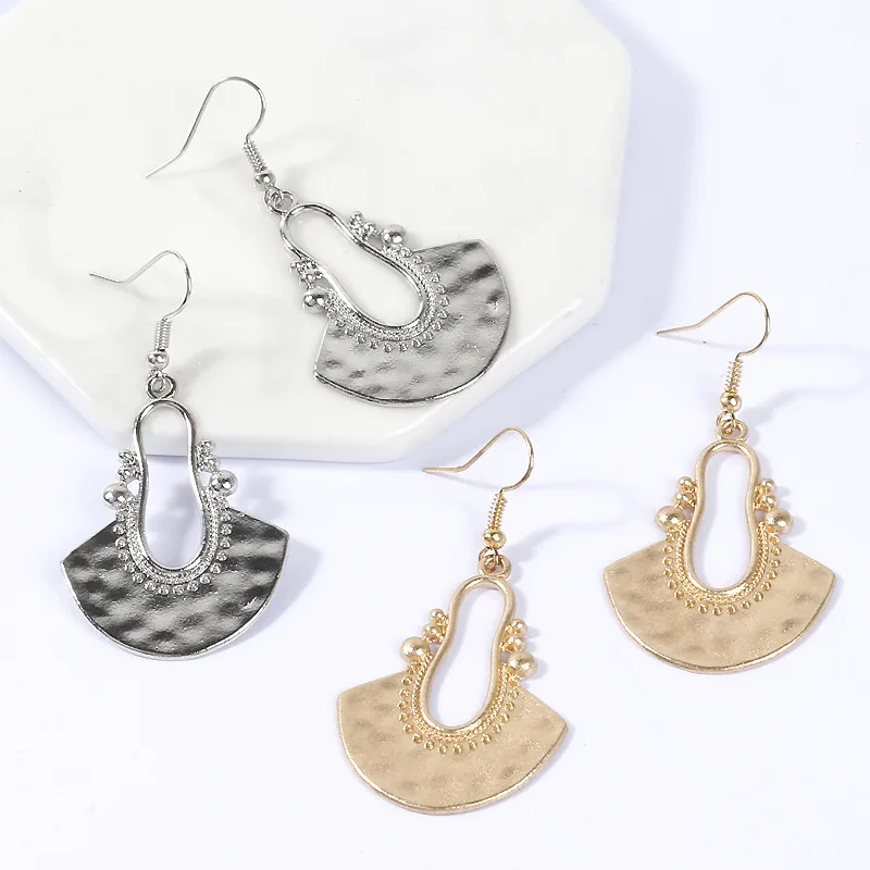 Винтажные богемные индийские этнические висячие серьги с капельными бусинами