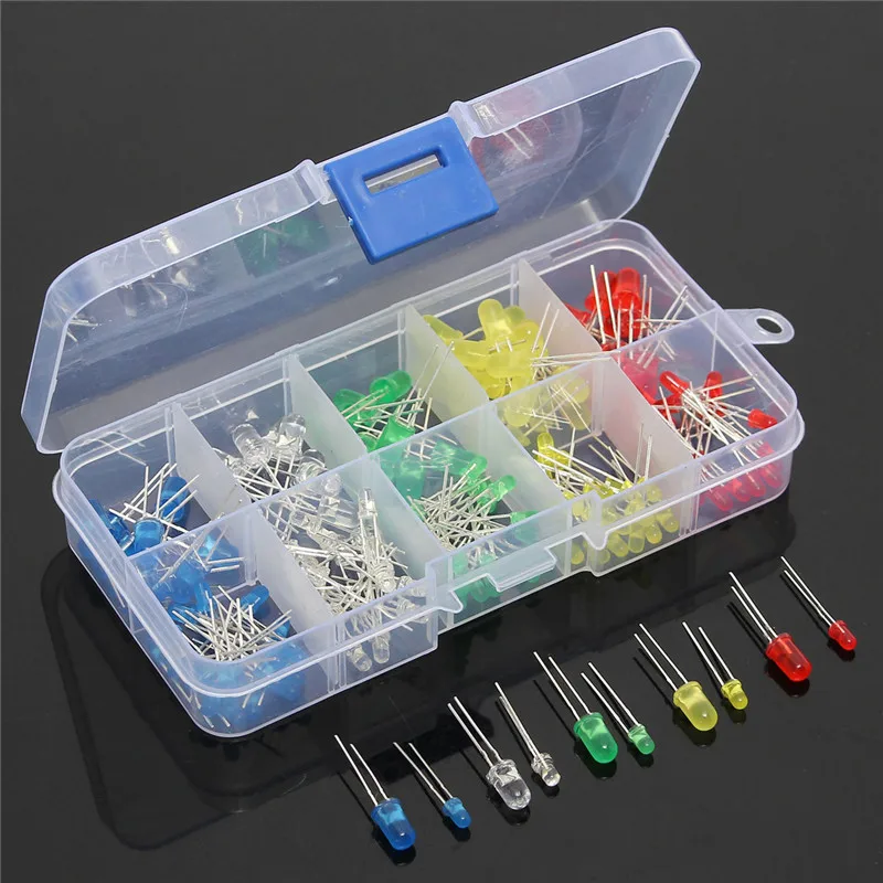 375 шт./лот 3 мм 5 светодиодный светильник излучающий диод сделай сам ing красный