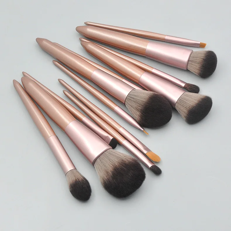 Новая горячая Распродажа 12 штук коническая кисть с деревянной ручкой набор