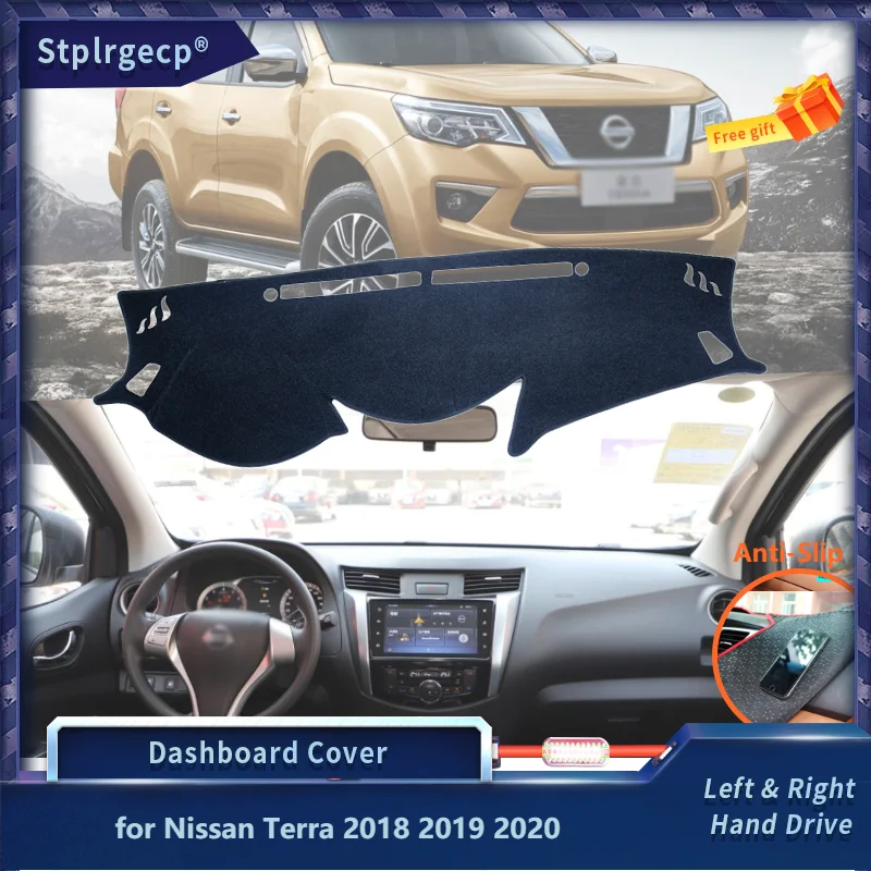 

Dashboard Cover Protective Pad for Nissan Terra 2018 2019 2020 Anti-Slip Sunshade Carpet Dash Board Cover Carpet