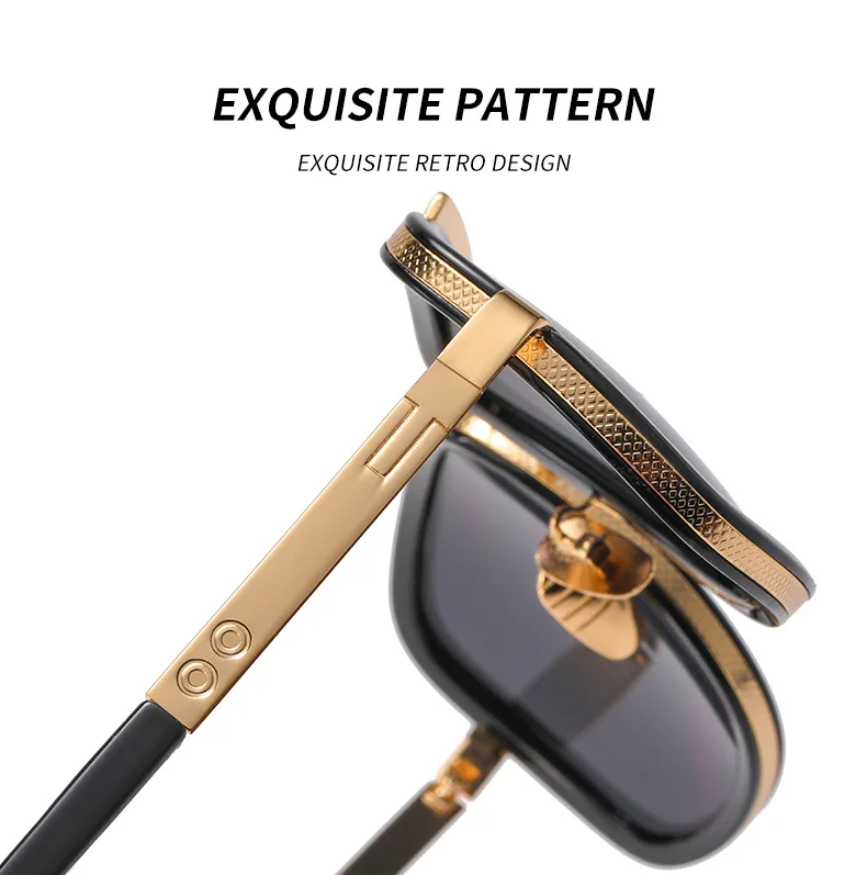 Солнцезащитные очки VWKTUUN мужские Железный человек в стиле стимпанк оправа из