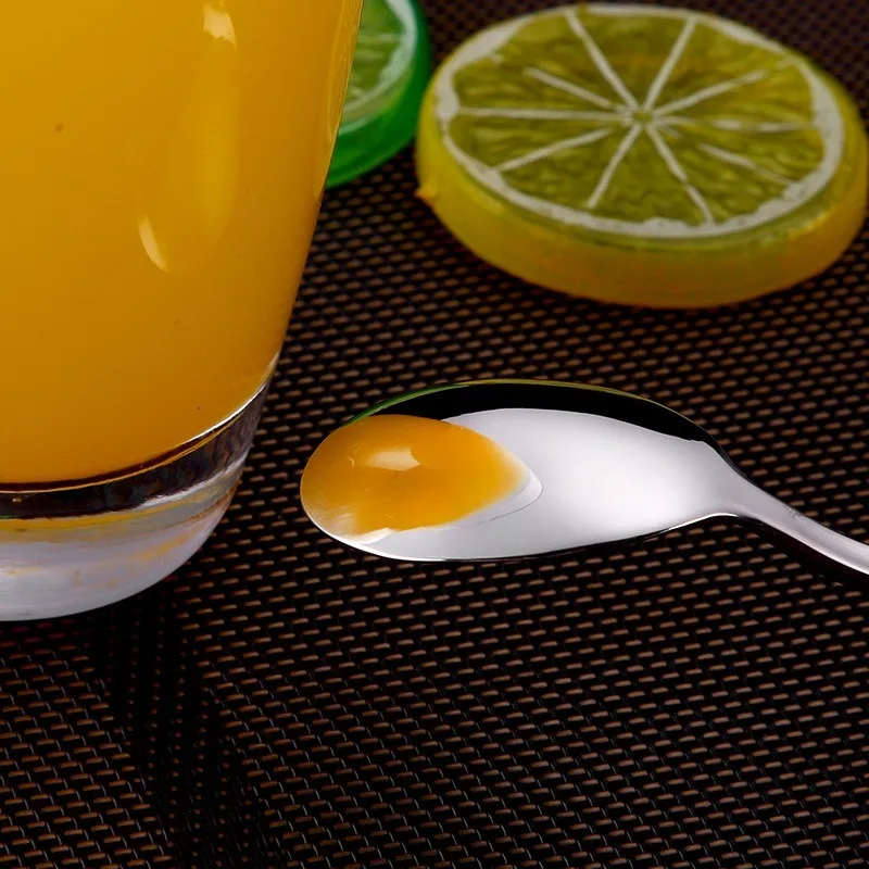 Кофейная ложка из нержавеющей стали длинная десерт мороженое ложки розовое