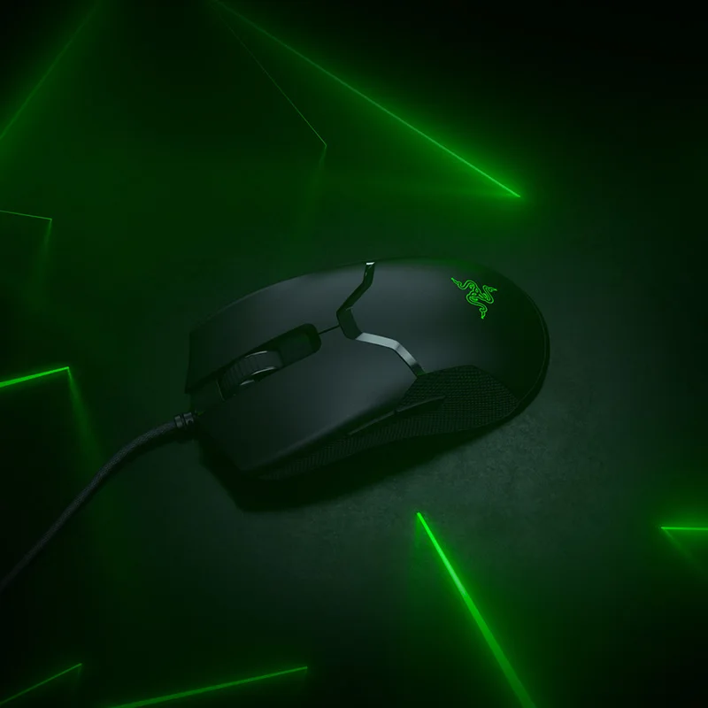 Ультралегкая Проводная игровая мышь Razer Viper для обеих рук-оптический датчик 16000