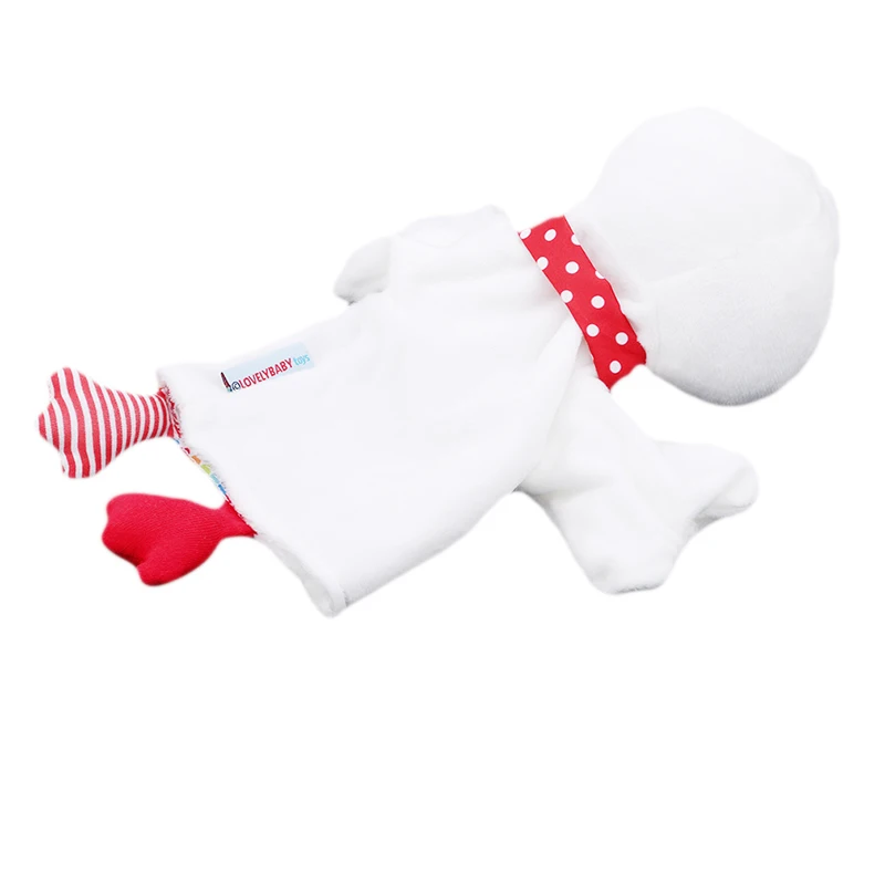 Утка и лягушка милые куклы ручной работы Мягкие развивающие детские игрушки для