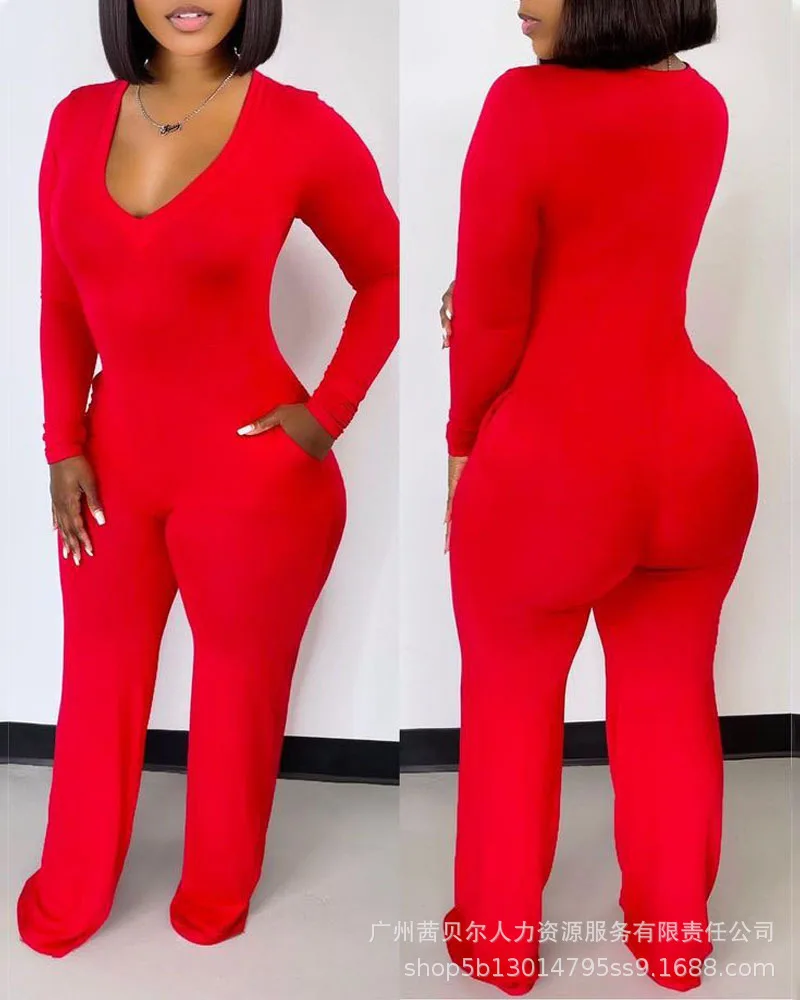 

Spot 2021 Women's Comfortable and Elegant Sexy Jumpsuit