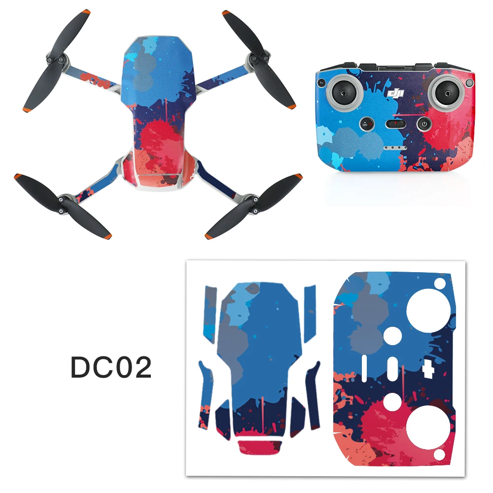 Mavic Mini 2 Protective Film PVC Stickers Waterproof Scratch-proof Decals Full Cover Skin for DJI Drone Accessories | Электроника