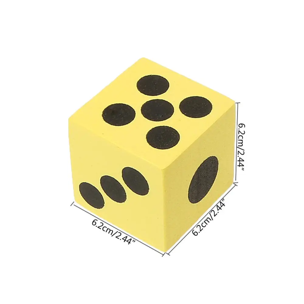6 шт. математические игрушки Гигантские кубики из вспененного