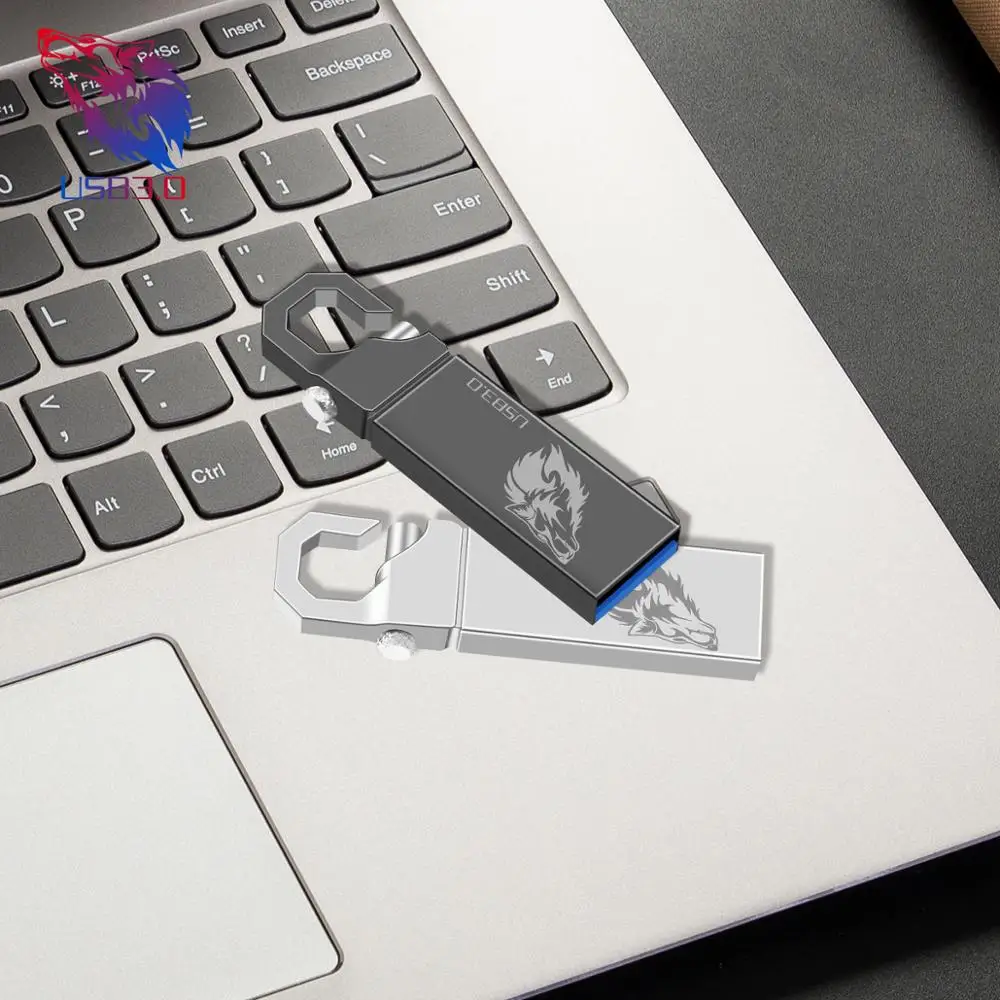 

New 2021 usb flash drive 64 gb 32 gb high speed usb 3.0 pen drive grey&silver metal 16gb 8gb 4gb memoria cle usb flash