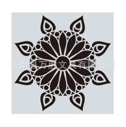 

15*15 Mandala Layering Stencils for Diy scrapbook/photo album Decorative Embossing Painting Drawing stencil,home decor