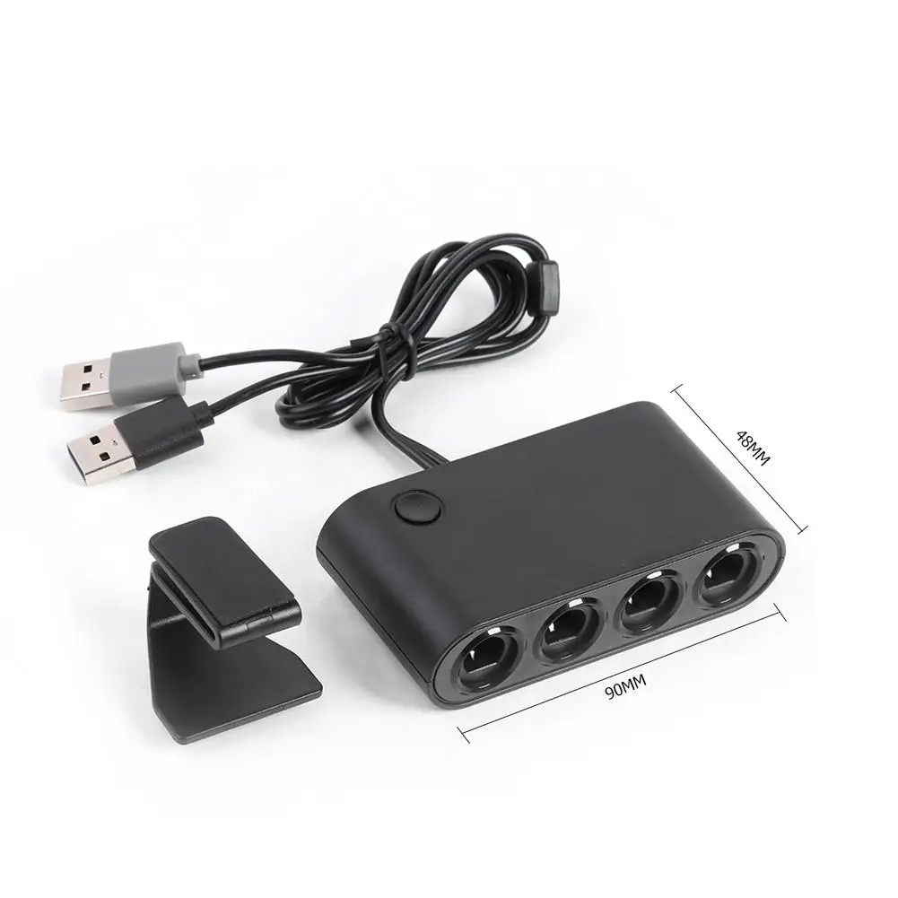 Контроллеры GC с 4 портами USB-адаптер конвертер адаптер контроллера Gamecube подходит