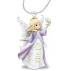 цепочка на шею женская украшения 2021 бижутерия колье чокОжерелье для женщин, ювелирные изделия из нержавеющей стали, подарок подруге невесты, сказочные крылья, мультяшный персонаж, мир, голубь, смолы, колье для женщин