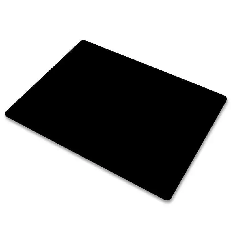 

black Rectangular mouse pad for computer laptop non-ergonomic Mousepad antibacterial 22x18 Cm black