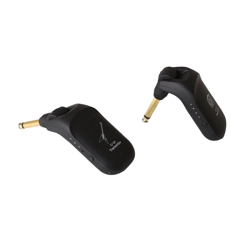 wireless guitar system gebaut in wiederaufladbare 4 kanäle wireless gitarre sender empfänger für elektrische gitarre bass free global s