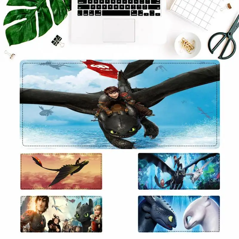 

Sale How to Train Your Dragon Mouse Pad Gamer Keyboard Maus Pad Desk Mouse Mat Game Accessories For Overwatch
