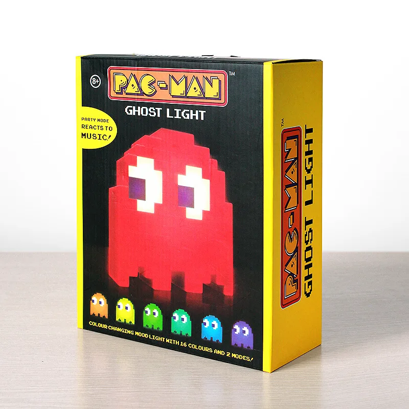 Светодиодный светильник PacMan Ghost USB Перезаряжаемый для детской комнаты украшение