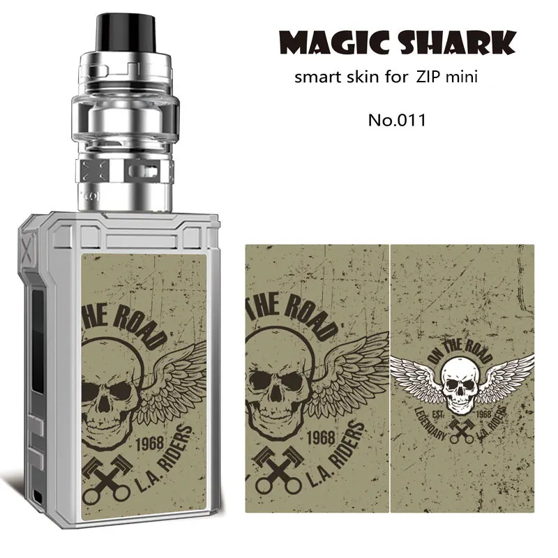 Magic Shark Skull Today-лучший день деревянная печать музыка Забавный футляр для вейпа