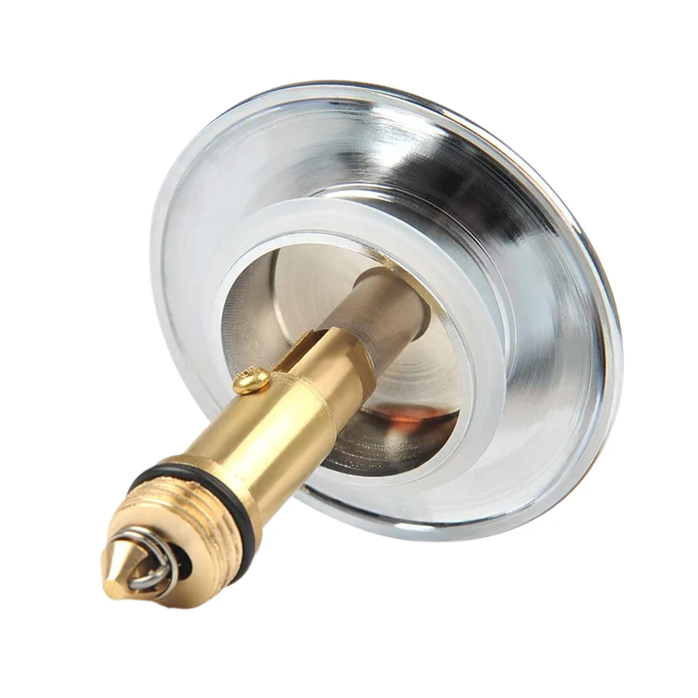 

72MM Bath Filter Sink Stopper Bathroom Universal Basin Filter Detachable Adjustable Manual Lift Drain Stopper